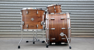 Evetts Handcrafted Bespoke Drum Kit Blackwood Shells Beavertail Lugs