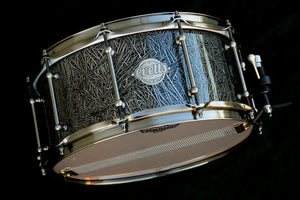 14x6.5 Spotted Gum Snare Drum - High Gloss Mutant Crystals