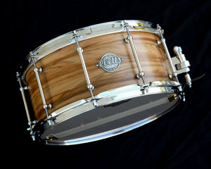 14x6.5 Jarrah Snare Drum - American Red Heart Outer Ply