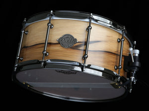 14x6.5 Spotted Gum Snare Drum - Blackheart Sassafras Outer Ply