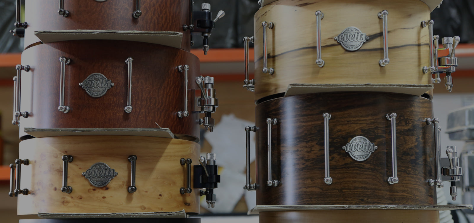 Evetts Handcrafted Bespoke Custom Snare Drums