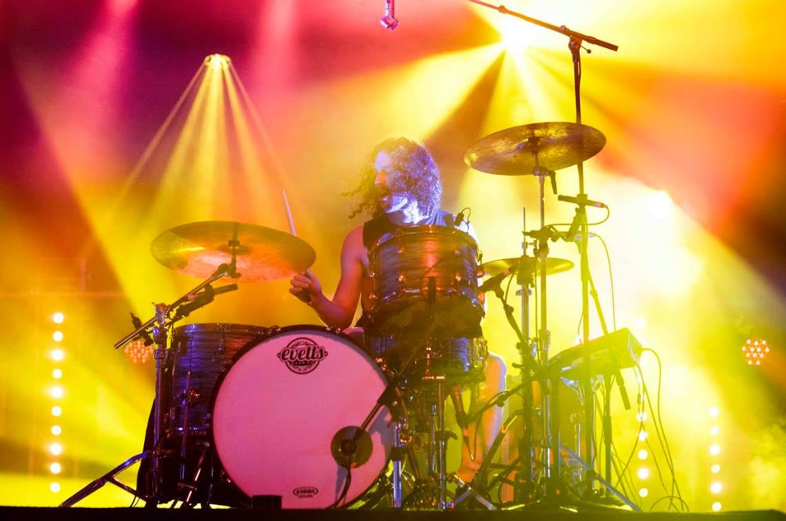 Beaker Best of Sticky Fingers on Evetts Handcrafted Custom Bespoke Drum Kit