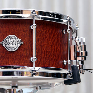 Evetts Smooth Satin finish snare drum