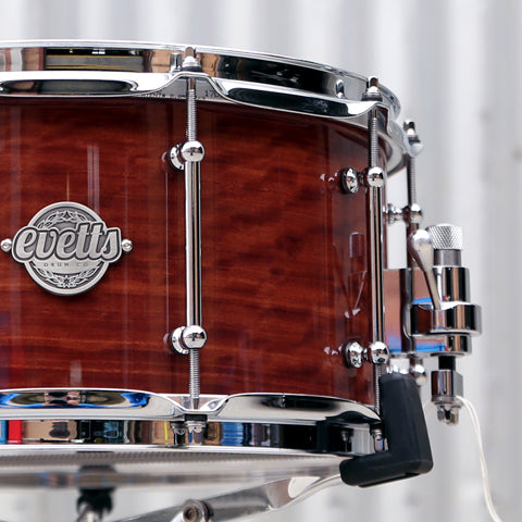Evetts High Gloss finish snare drum